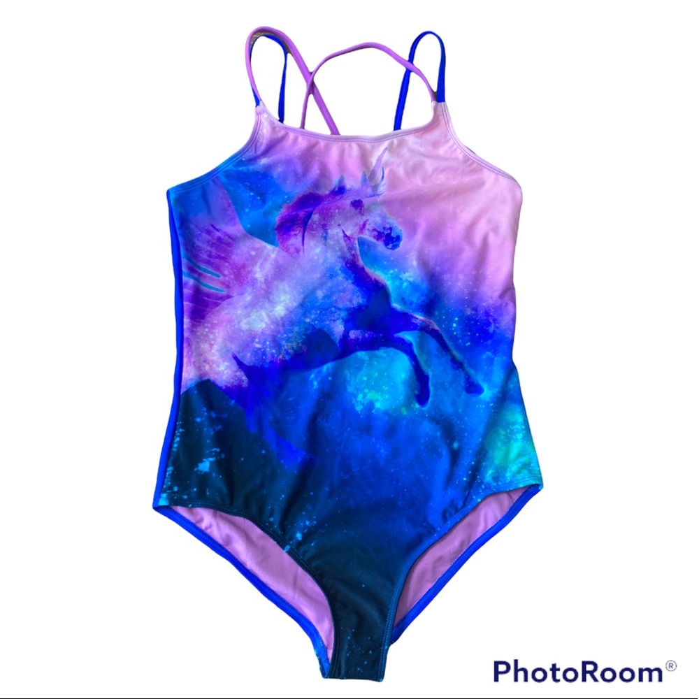 NWT Angel Beach Unicorn One Piece Swimsuit 18.5